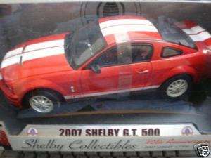 2007 SHELBY GT 500 GT500 1/18 BY SHELBY COLLECTIBLES R  
