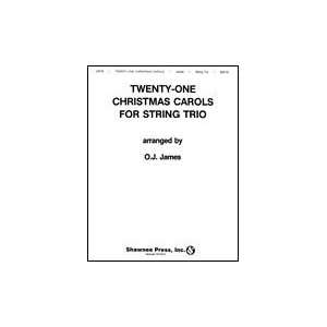 Twenty One Christmas Carols for String Trio String Trio  