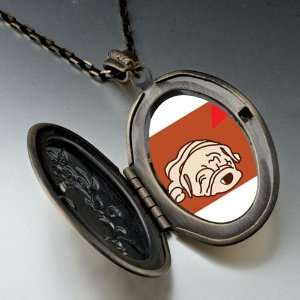  Shar Pei Dog White Pendant Necklace Pugster Jewelry