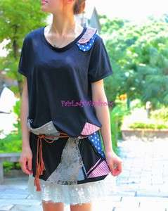 Japan Lace Mesh Layer Knit Tunic Slip Dress White  