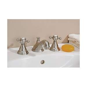 Cheviot Cross Handles Widespread Sink Faucet 5220PN Polished Nickel