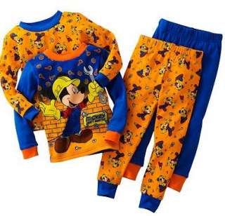 Mickey Mouse Craft Master Pajamas pjs Shirt 2T 3T 4T  
