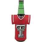 texas tech red raiders bottle jersey koozie scarlet expedited shipping