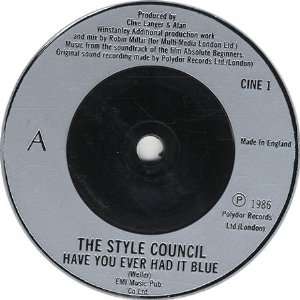  Have You Ever Had It Blue The Style Council Music