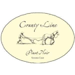 2008 County Line Sonoma Coast Pinot Noir 750ml Grocery 