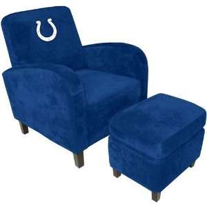  Indianapolis Colts Den Chair with Ottoman Sports 