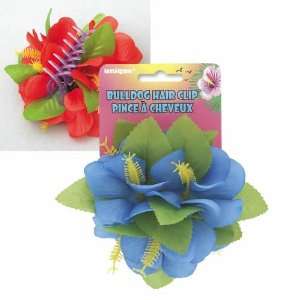  Blue Flower Bulldog Hair Clip Toys & Games