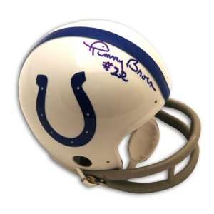  Timmy Brown Autographed Baltimore Colts Throwback Mini 