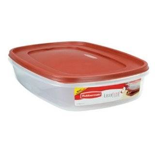 Rubbermaid 7J76 Easy Find Lid Rectangle 24 Cup Food Storage Container