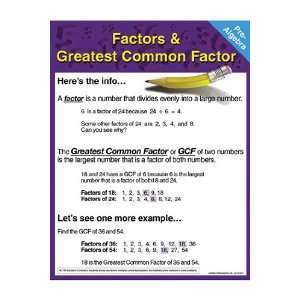  Factors&Greatest Common Factor Toys & Games
