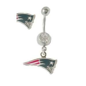  New England Patriots NFL Belly Navel Ring 
