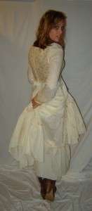 How cute is this? Sz 9 Gunne Sax vintage cotton dress with a gauzy 