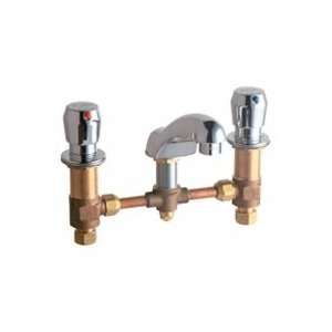  Chicago Faucets Widespread Metering Lavatory Faucet 404 