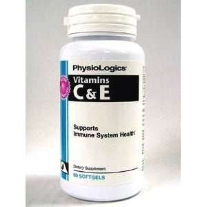 PhysioLogics   Vitamins C&E 60sg