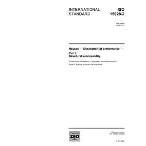     Part 2 Structural serviceability ISO/TC 59/SC 15 Books