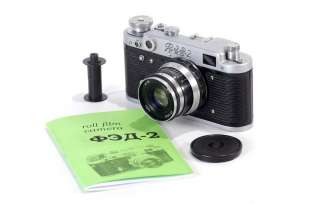 FED 2 USSR LEICA Camera Industar 61 CLA WARRANTY MANUAL EXC  