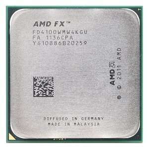  AMD FX 4100 3.6GHz 2x2MB/8MB L3 Socket AM3+ Quad Core CPU 
