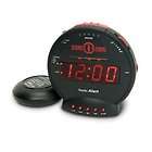 Personal Vibrating Light up Bed Shaker Very Loud Alarm Digital Clock 