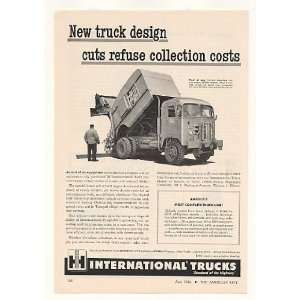   212 Refuse Garbage Truck Print Ad (42306)