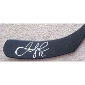 Jarome Iginla Signed Hockey Stick   w COA   Autographed NHL Sticks