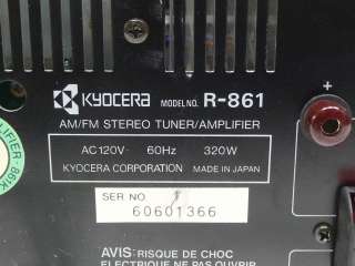   RECEIVER AM/FM STEREO TUNER/AMP W/ RC 101 REMOTE CONTROL CENTER  
