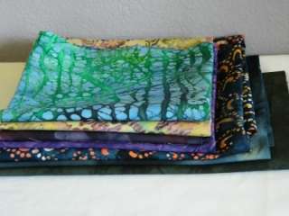lbs, 14.0 oz. in the box. Variety of fabric scraps. Batik, Tie Dye 