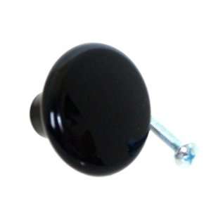  Porcelain Black 1.5 Knob