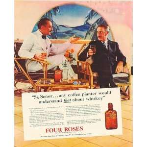  Four Roses Whisky Ad from February 1937