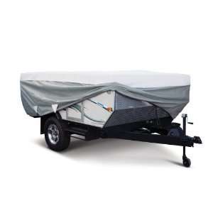   Camper Trailer Cover 16 to 18 Ft (Grey/white) Model 5 