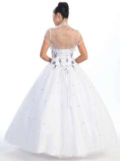 New Princess Quinceanera Bridal Gown Winter Ball Dress  
