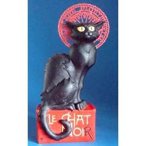 Le Chat Noir Black Cat Statue by Steinlen  Kitchen 