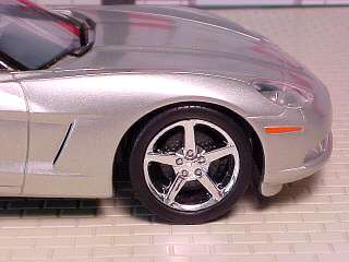 2005 Corvette Machine Silver Convertible Promo New/Box  