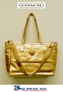 100% Authentic F18878 Coach Antique Gold Handbag Nwt  