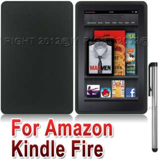 BLACK SILICONE PROTECTIVE CASE COVER+STYLUS FOR  KINDLE FIRE 7IN 