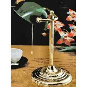  American Lighting 9012 Solid Brass Banker Lamp