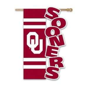 University of Oklahoma Sooners Applique Cutout House Flag 
