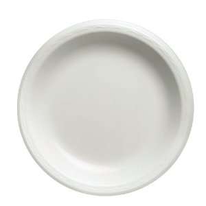 Genpak LAM09 9 Inch White Elite Laminated Foam Dinnerware Plate 125 