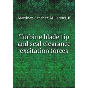   seal clearance excitation forces M.,Jaroux, B Martinez Sanchez Books
