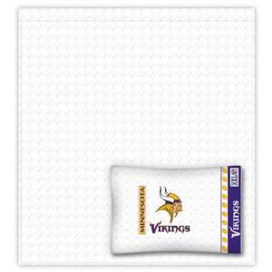  Minnesota Vikings Sheet Set   Full Bed