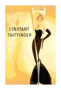 Vintage LInstant Taittinger Woman Cross Stitch Pattern  