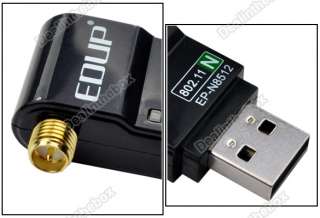   802.11n EDUP EP 8512 USB WiFi Adapter Antenna For HDTV / Player  