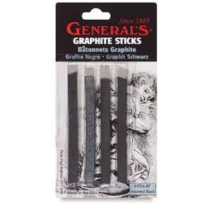  Generals Kimberly Graphite Sticks   Graphite Sticks, Box of 12 