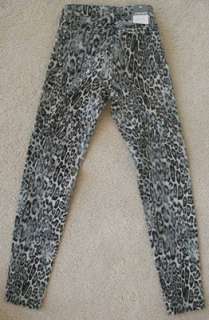 NWT J Brand Mid Rise Skinny legging jeans in Snow Leopard  