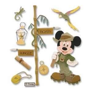  Disney Vacation Dimensional Sticker   Jungle Mickey Arts 