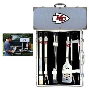 Kansas City Chiefs NFL Barbeque Utensil Set w/Case (8 Pc.)  