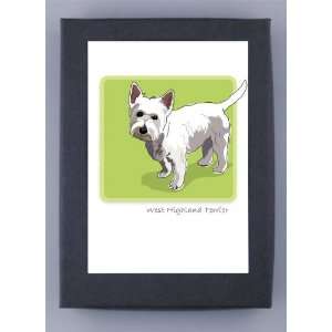  Paper Russells West Highland Terrier Boxed Note Cards 