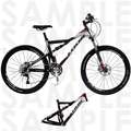 Look Carbon Mountain Bike Frame with Rock Shox Shock 17  