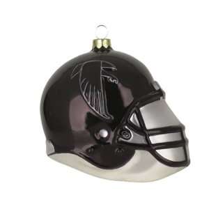   Atlanta Falcons 4 Glass Helmet Christmas Ornaments