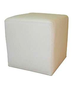 Monte Carlo White Leather Cube  