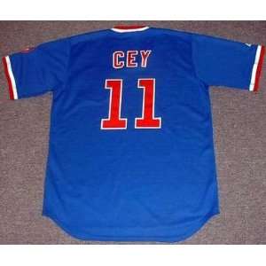 com RON CEY Chicago Cubs 1984 Majestic Cooperstown Throwback Baseball 